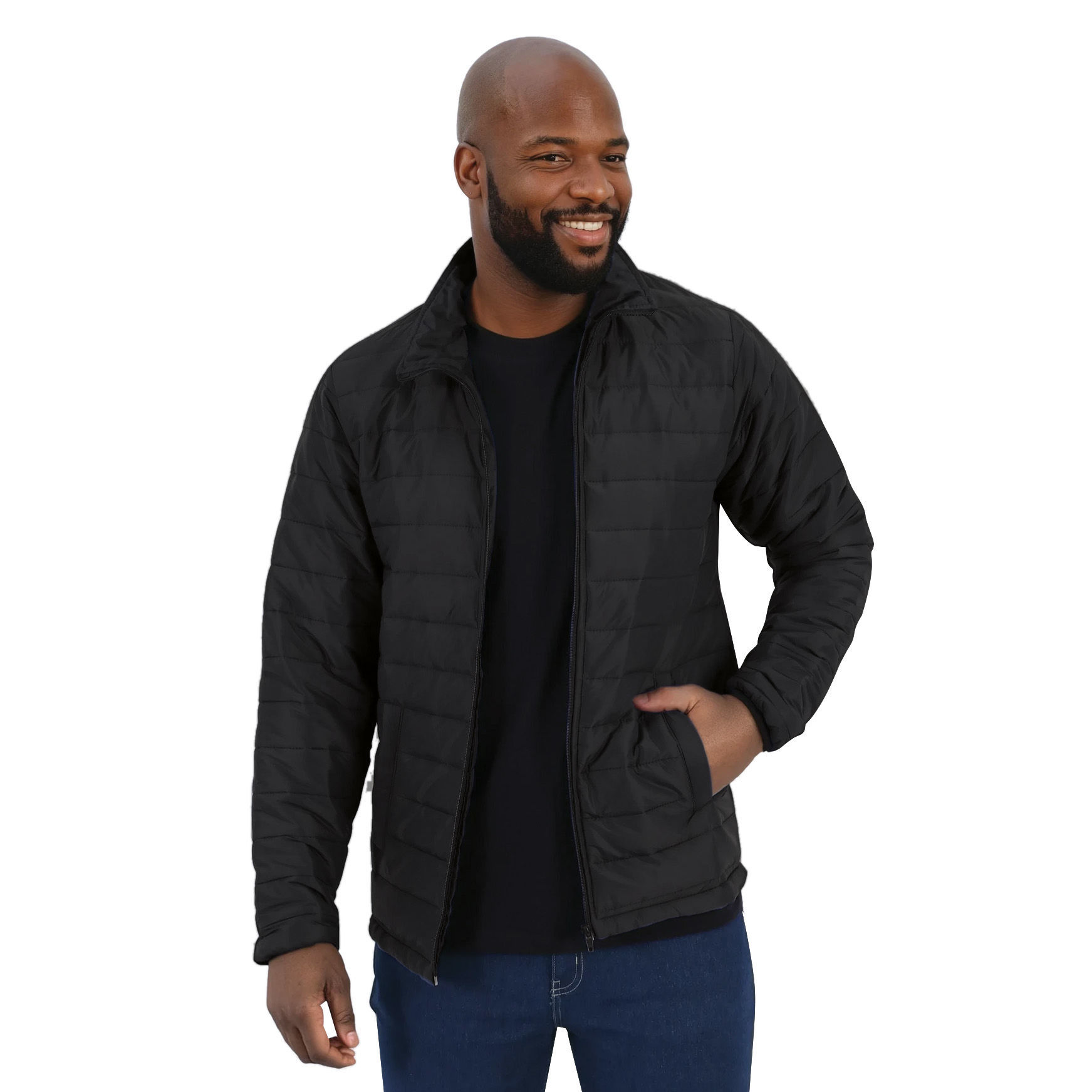 Model in Black Front 
