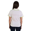 Picture of Ladies Trendy Polo - White/lime - End Of Range