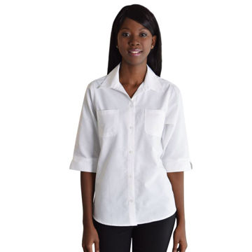 Picture of Ladies Prime Woven Shirt - White