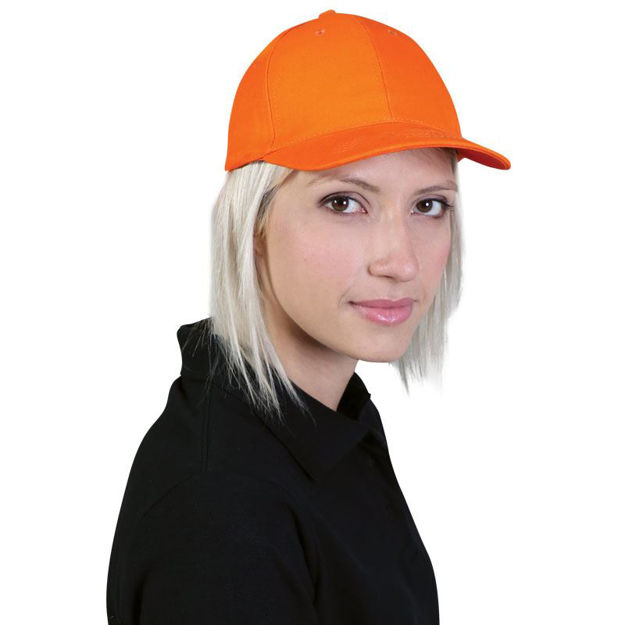 Picture of Classic Six Panel Cap - Orange - End Of Range