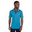 Picture of 160gsm Vector Polo - Cyan/Graphite - End Of Range