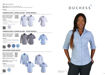 Picture of Donna Blouse 3/4 Sleeve - Stripe 6 - Medium Blue - While Stocks Last