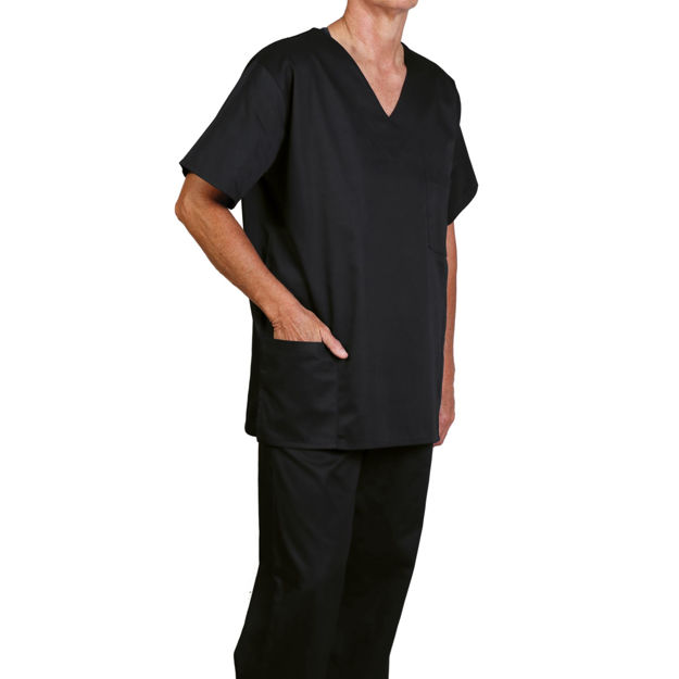 Picture of Omega Scrub Top - Black