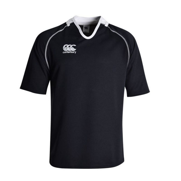 Picture of Canterbury TKD Rugby Jersey - Black/white - While stocks last