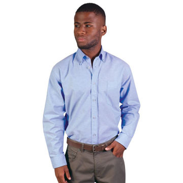 Picture of Prime Woven Shirt Long Sleeve -Denim - End Of Range