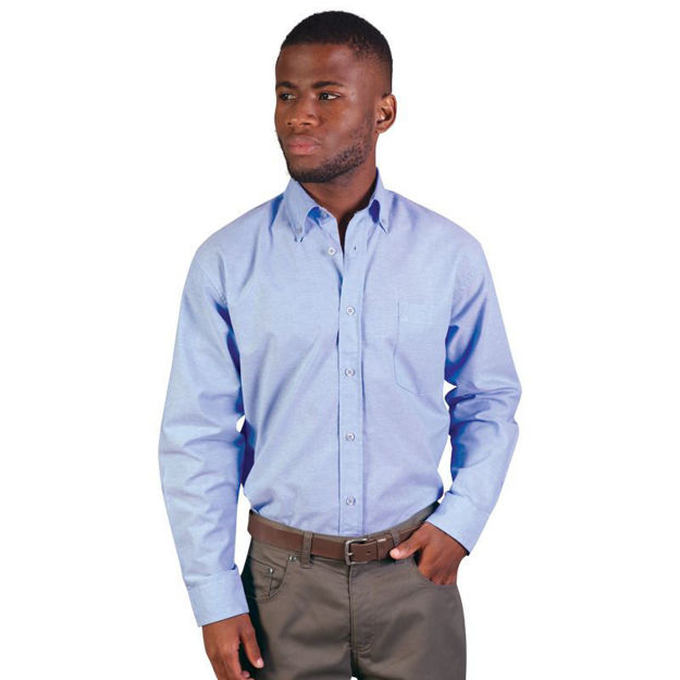 Picture of Prime Woven Shirt Long Sleeve -Denim - While Stocks Last