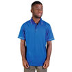 Picture of Classic Microdot Polo -  End Of Range - Royal / White