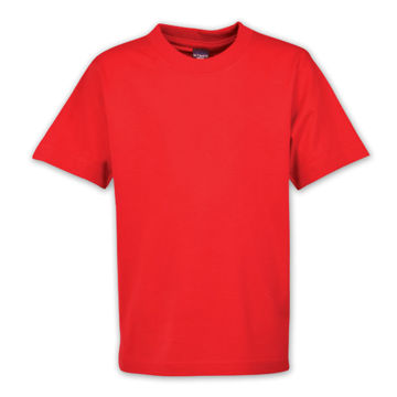 Picture of 150g Youth Super Cotton T-shirt  - Red - End Of Range