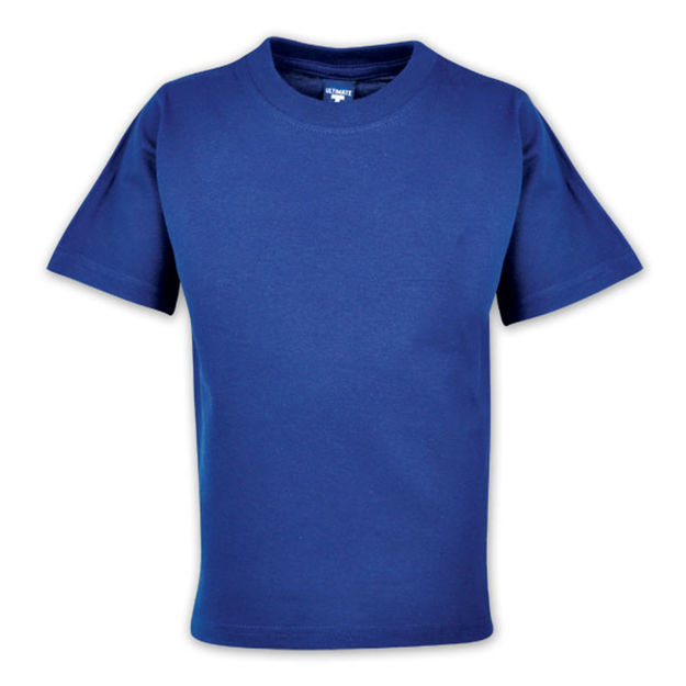 Picture of 150g Youth Super Cotton T-shirt - Royal - End Of Range