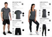 Picture of Men's Active T- Shirt - Black - End Of Range
