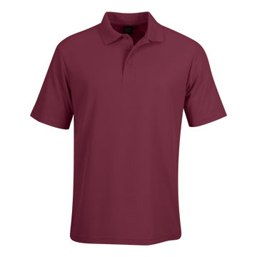 Picture of ZPKD201 - 175g Classic Pique Knit Polo - Maroon - Alternative stock - While stocks last