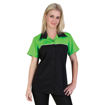 Picture of Ladies Traction Pit Crew Shirt - Black/Lime - While Stocks Last