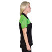 Picture of Ladies Traction Pit Crew Shirt - Black/Lime - While Stocks Last