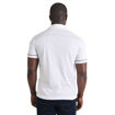 Picture of Flat Piping Polo - White/Navy - End Of Range