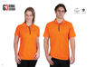 Picture of Ladies Matrix Polo - Orange/graphite