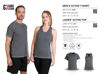Picture of 165gsm Ladies' Active Top - Graphite Melange -  While Stocks Last
