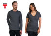 Picture of Ladies 150g Fashion Fit T-Shirt  - Mid Blue Melange - While Stocks Last