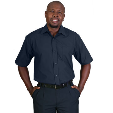 Picture of Icon Woven Shirt Short Sleeve - Navy - While Stocks Last