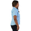 Picture of Ladies Classic Woven Shirt Short Sleeve - Blue Sky - End Of Range