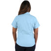 Picture of Ladies Classic Woven Shirt Short Sleeve - Blue Sky - End Of Range