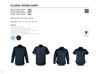 Picture of Ladies Classic Woven Shirt Short Sleeve - Blue Sky - While Stocks Last