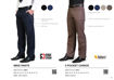 Picture of 5 Pocket Polycotton Chino Pants - Fossil - While Stocks Last