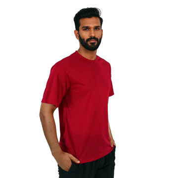 Model in red (front)