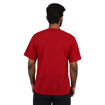 Model in red (back)