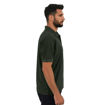 Model in olive green - side