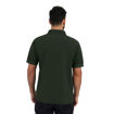 Model in olive green - back