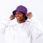 Model in purple