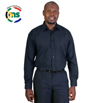 Picture of Icon Woven Shirt Long Sleeve - Navy