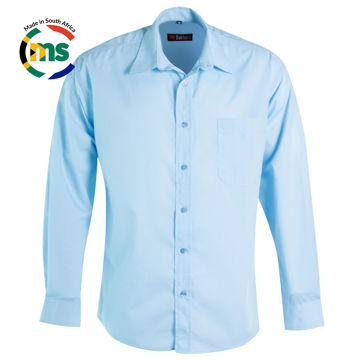 Picture of Icon Woven Shirt Long Sleeve - Sky - While Stocks Last