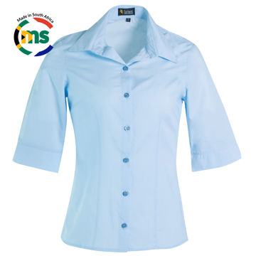 Picture of Ladies Icon Woven Shirt - Sky - While Stocks Last