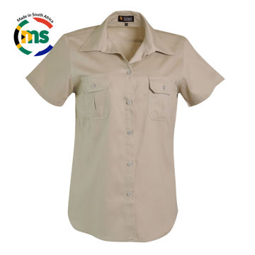 Picture of Ladies Venture Bush Shirt - Stone - While Stocks Last