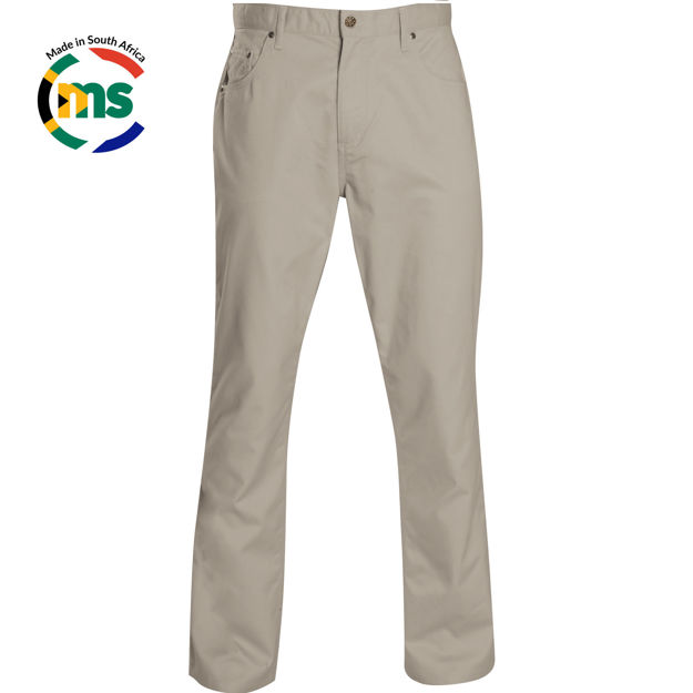 Picture of 5 Pocket Chinos  - Sand - While Stocks Last