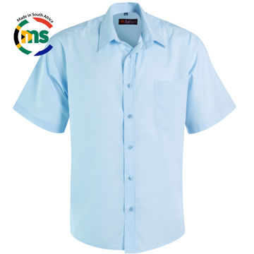 Picture of Icon Woven Shirt Short Sleeve - Sky - While Stocks Last