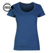 Picture of 150gsm Ladies’ Fashion Fit T-Shirt  - Mid Blue Melange - While Stocks Last