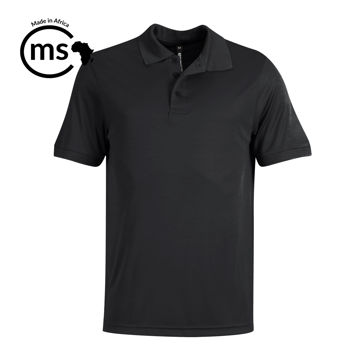 Picture of Unisex Lifestyle Sports Polo - Black - While Stocks Last