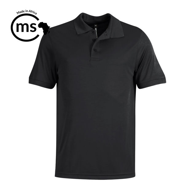 Picture of Unisex Lifestyle Sports Polo - Black - While Stocks Last