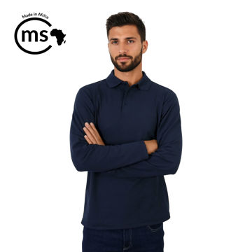Picture of Long Sleeve Pique Knit Polo