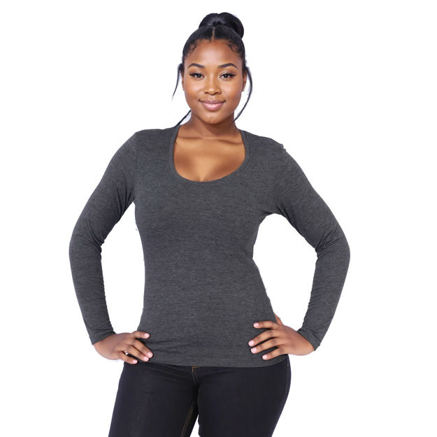 Graphite Melange Grey - Model - Front