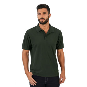 Model in olive green - front