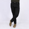 Black Denim - Model - Front- Model - Front