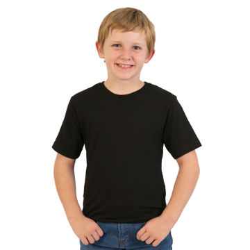 Picture of 140gsm Urban Lifestyle Youth T-Shirt - Black - End Of Range