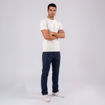 Blue Denim model - front