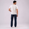 Blue Denim model - back