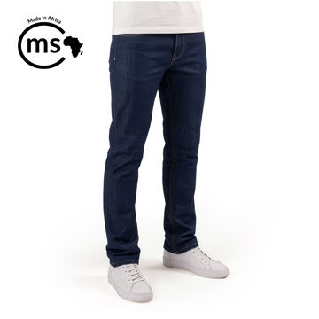 Blue Denim model - front